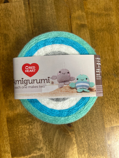 Narwhal Amigurumi Yarn & Pattern - Red Heart