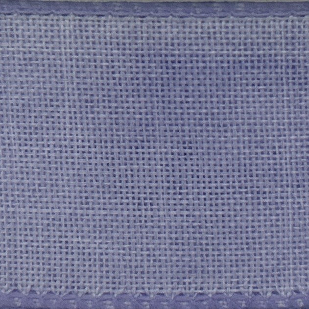 Lavender Linen Look Solid - 1.5” x 50 yds - Wire Edged Premium Ribbon