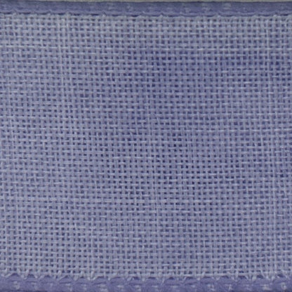 Lavender Linen Look Solid - 1.5” x 50 yds - Wire Edged Premium Ribbon