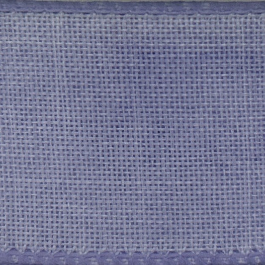 Lavender Linen Look Solid - 1.5” x 50 yds - Wire Edged Premium Ribbon