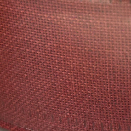 Close-up of a textured red fabric