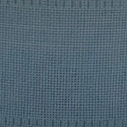 Close up of textured blue fabric