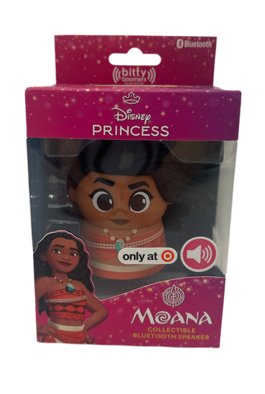 Disney Princess Moana collectible Bluetooth speaker packaging