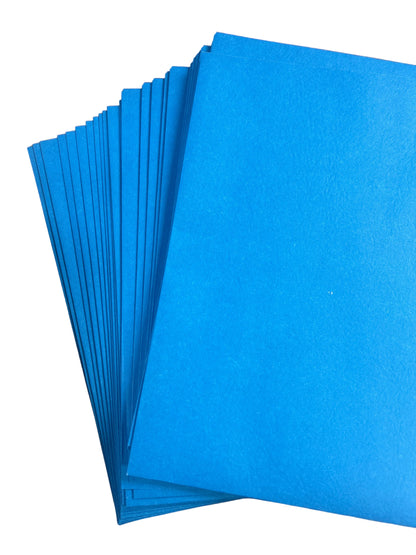 Box of 25 Twin Pocket Folders - Teal Blue