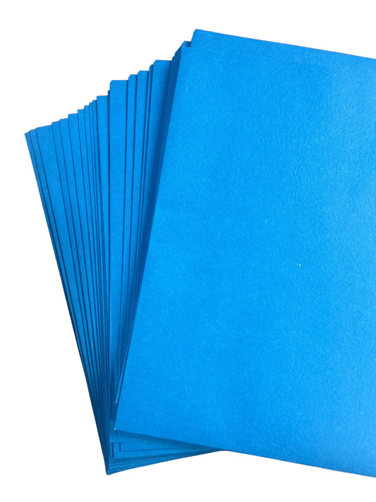 Box of 25 Twin Pocket Folders - Teal Blue