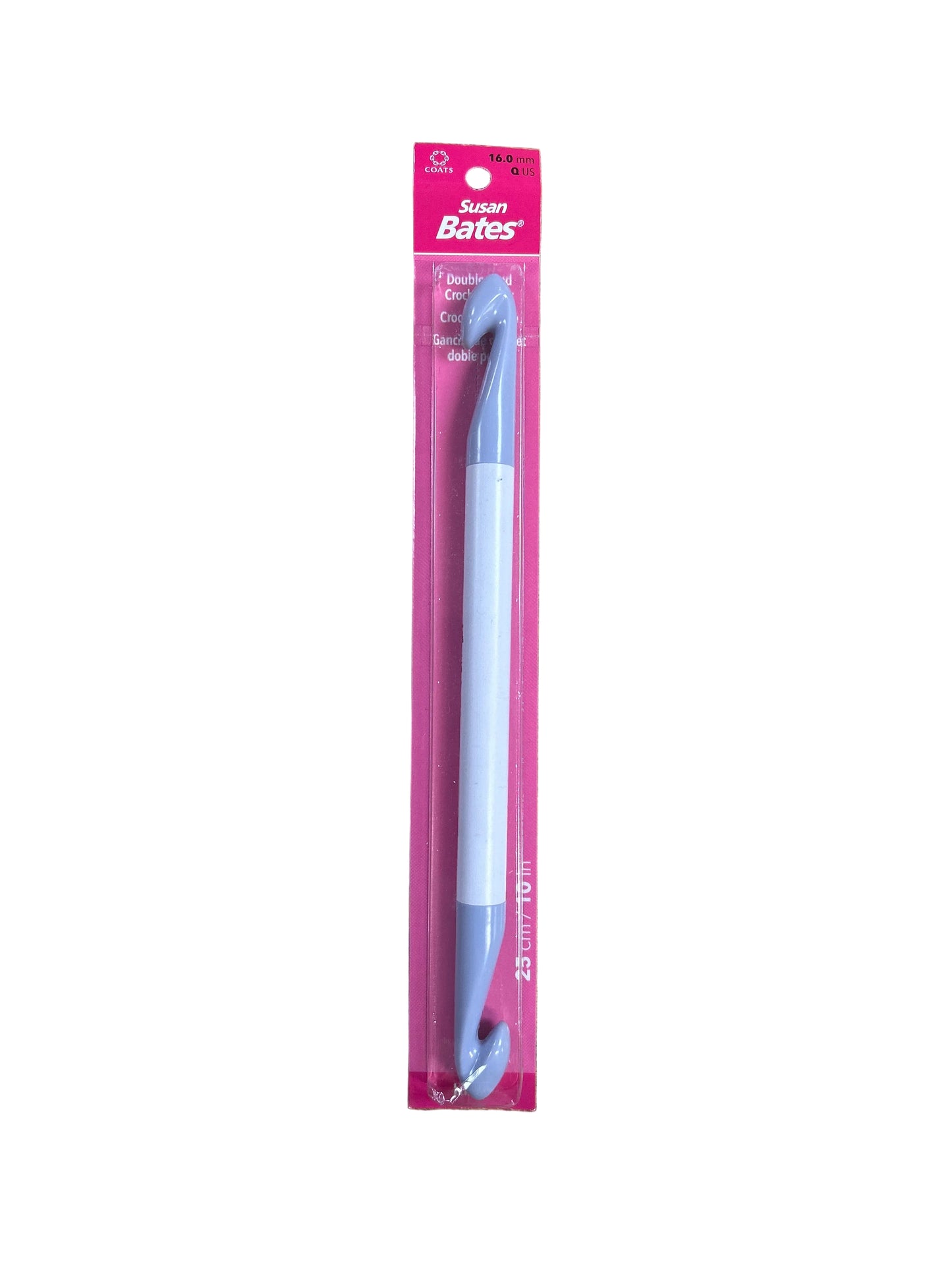 Double End Luxite 10" Crochet Hook - Q (16 mm)