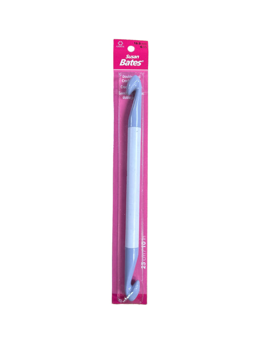 Double End Luxite 10" Crochet Hook - Q (16 mm)