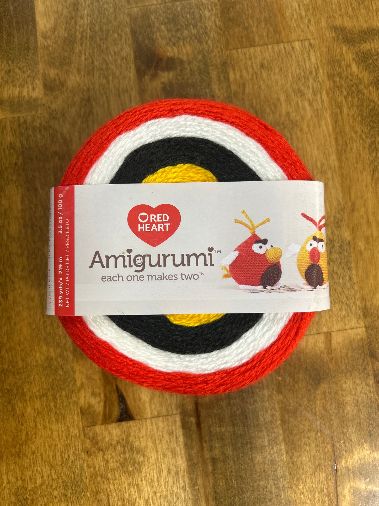 Angry Birds Amigurumi Yarn & Pattern - Red Heart