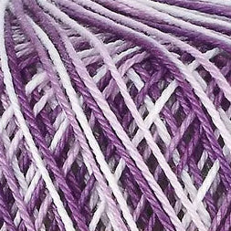South Maid Crochet Thread Size 10 - Shaded Purples