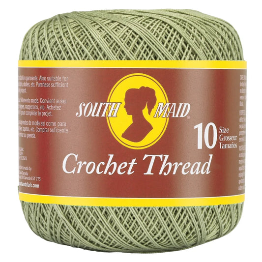 South Maid Crochet Thread Size 10 - Frosty Green