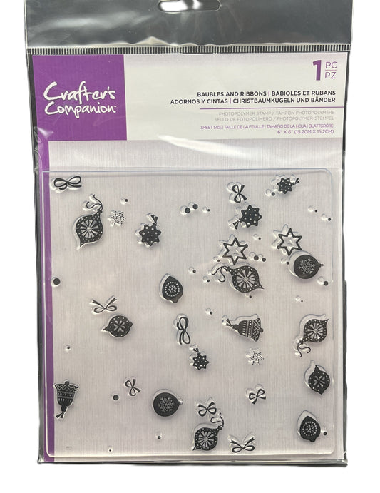 Packaged set of decorative items by Crafter's Companion on a white background