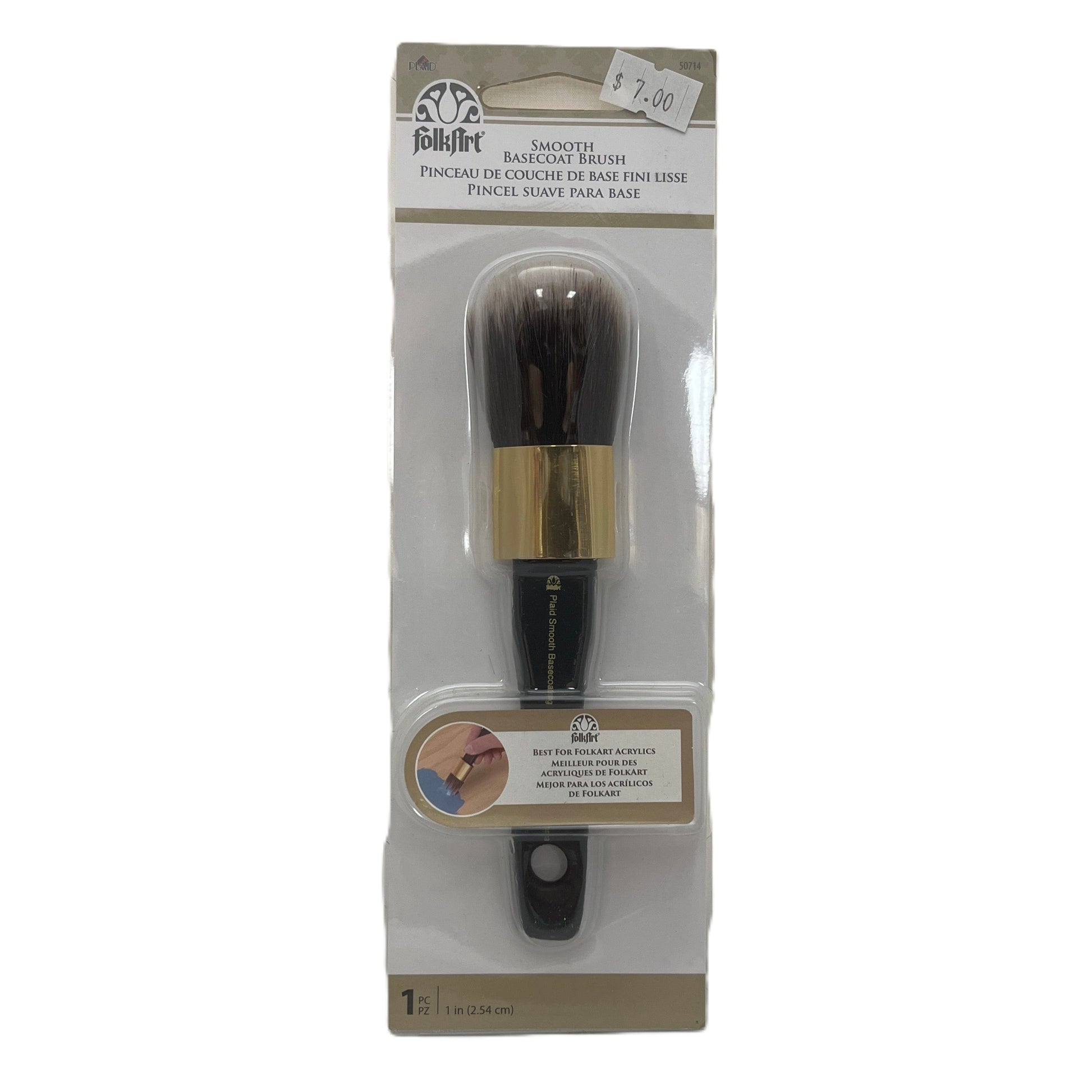 Follyart makeup brush in packaging on a white background