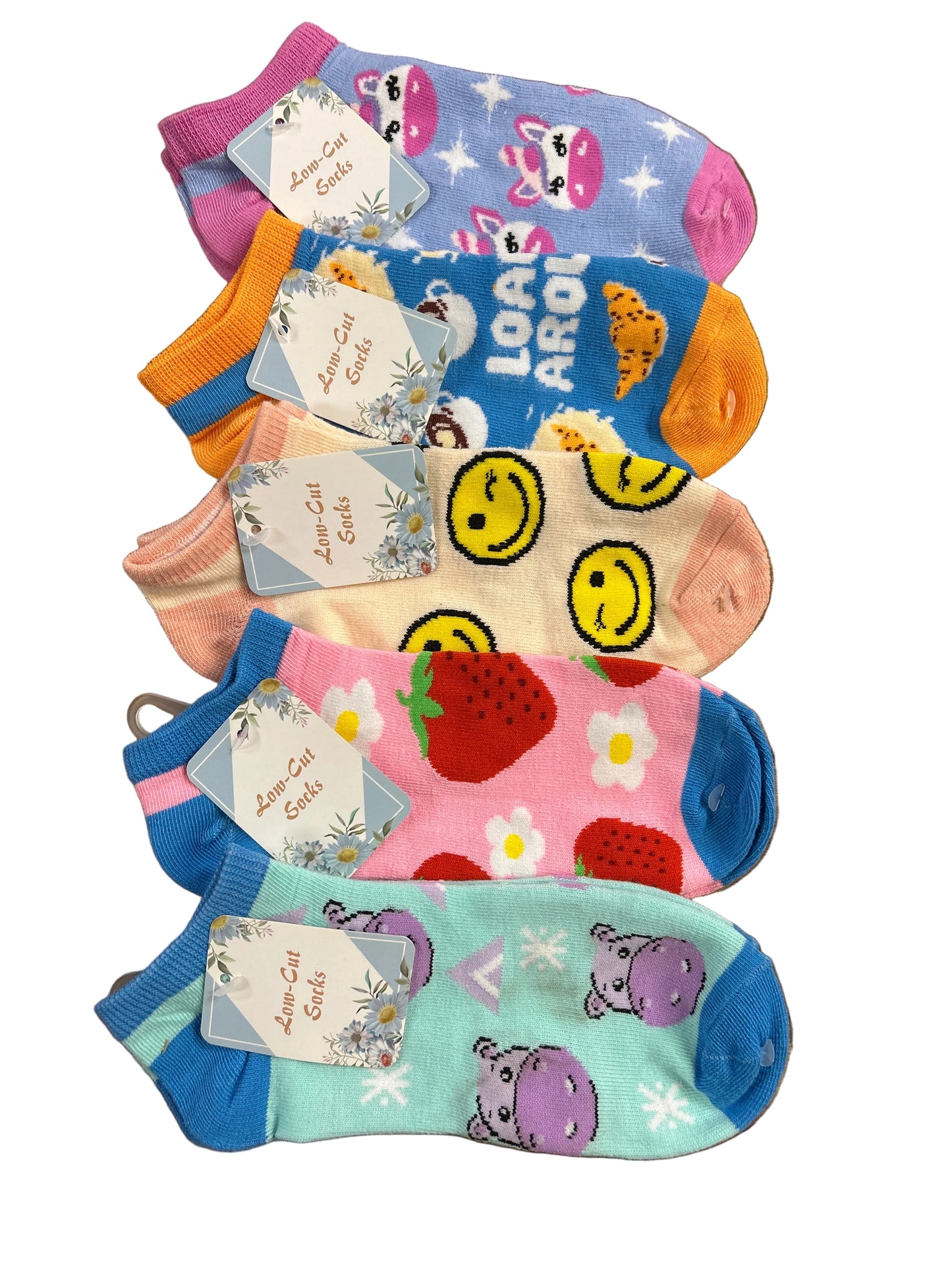 Pair of Low Cut Socks - Assorted Styles