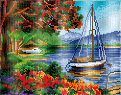 Safe Harbour - Diamond painting Art Special Edition Kit - 14” x 11”