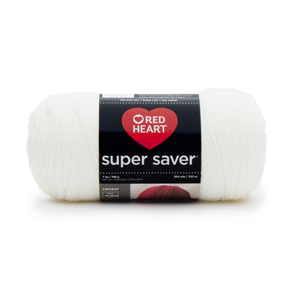 Red Heart Super Saver Yarn Skein - Soft White - 7 oz