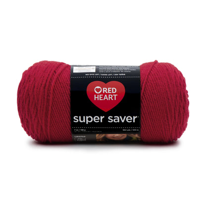 Red Heart Super Saver Yarn Skein - Cherry Red 7 oz