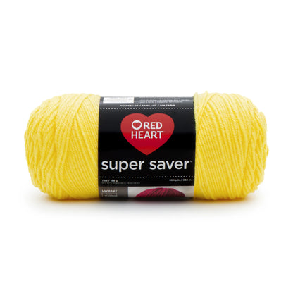 Red Heart Super Saver Yarn Skein - Bright Yellow 7 oz