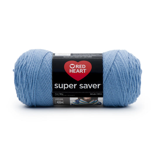 Red Heart Super Saver Yarn Skein - Light Perwinkle 7 oz