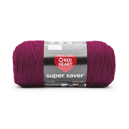 Red Heart Super Saver Yarn Skein - Mulberry 7 oz