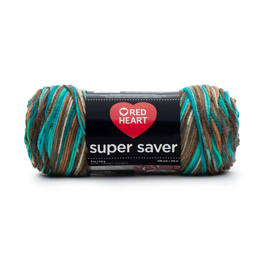 Red Heart Super Saver Yarn Skein - Reef 5oz