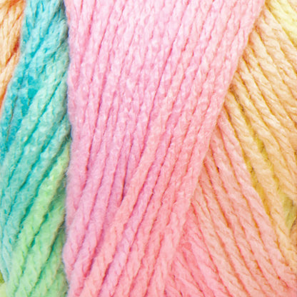Red Heart Super Saver Stripes Yarn Skein - Retro Stripe 5oz