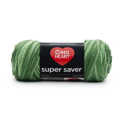 Red Heart Super Saver Yarn Skein - Green Tones 5oz