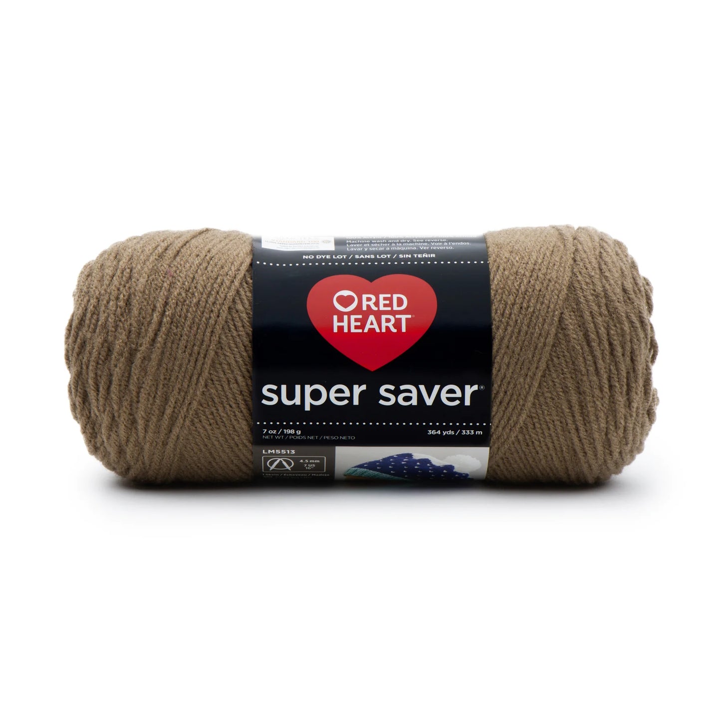 Red Heart Super Saver Yarn Skein - Cafe Latte 7 oz