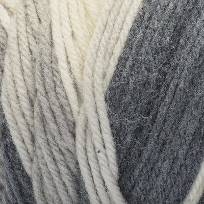 Red Heart Super Saver Stripes Yarn Skein - Newsprint Stripe 5oz