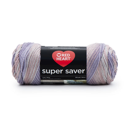 Red Heart Super Saver Yarn Skein - Mulberry Mix 5oz