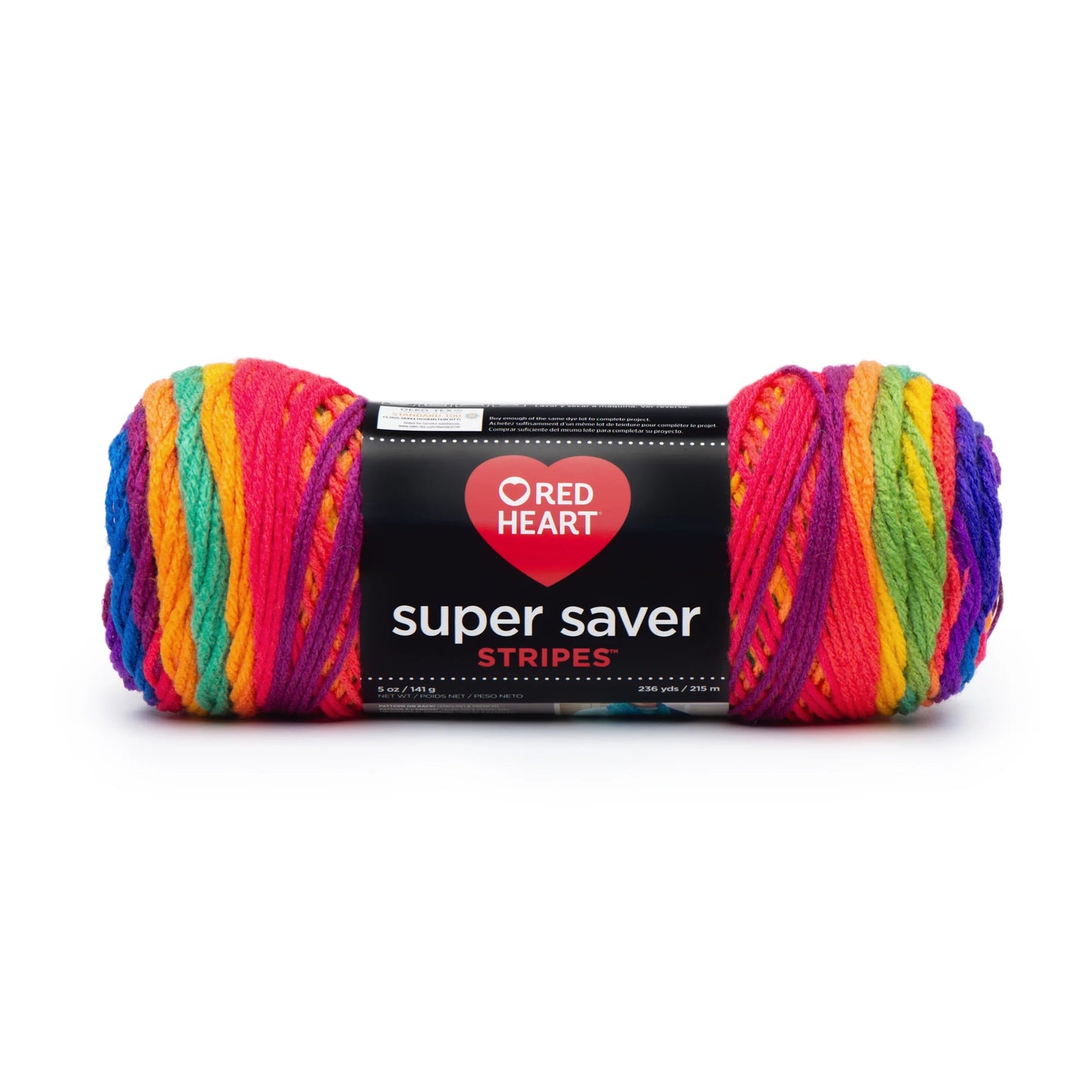 Red Heart Super Saver Stripes Yarn Skein - Favorite Stripe 5oz