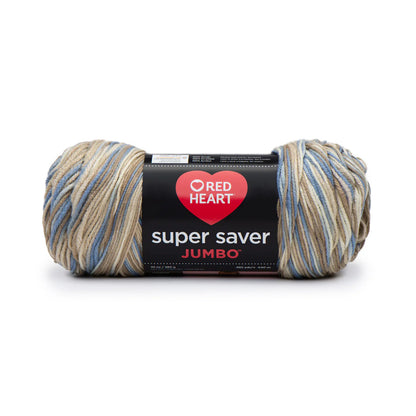 Red Heart Super Saver Jumbo  Yarn Skein - Mirage 10 oz