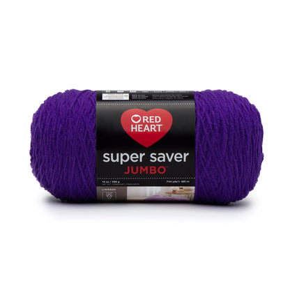 Red Heart Super Saver Jumbo Yarn Skein - Amethyst 14 oz