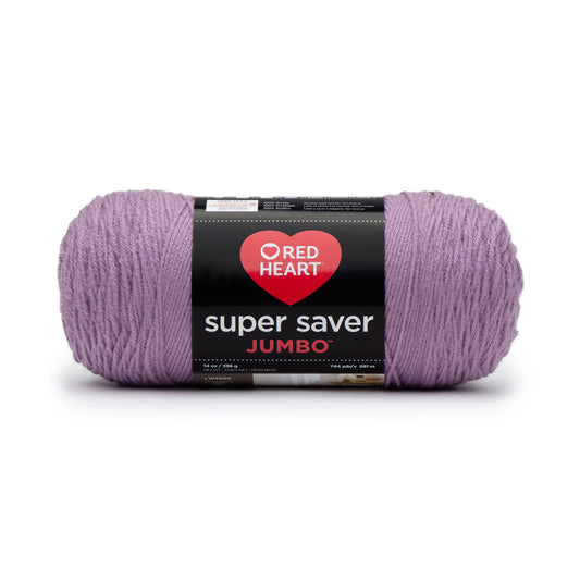 Red Heart Super Saver Jumbo Yarn Skein - Orchid 14 oz