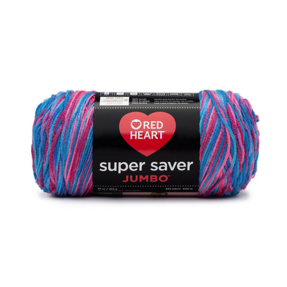 Red Heart Super Saver Jumbo  Yarn Skein - Bonbon 10 oz