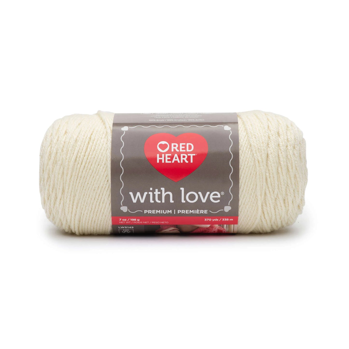 Red Heart With Love Yarn Skein - Aran 7 oz