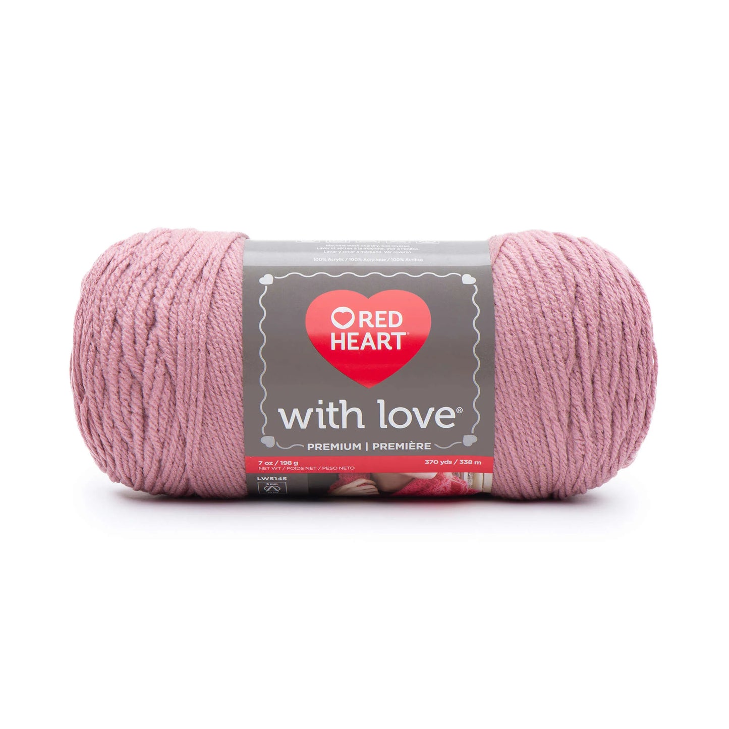 Red Heart With Love Yarn Skein - Cameo 7 oz
