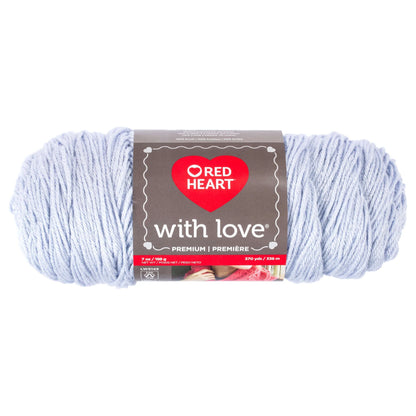 Red Heart With Love Yarn Skein - Oxford 7 oz