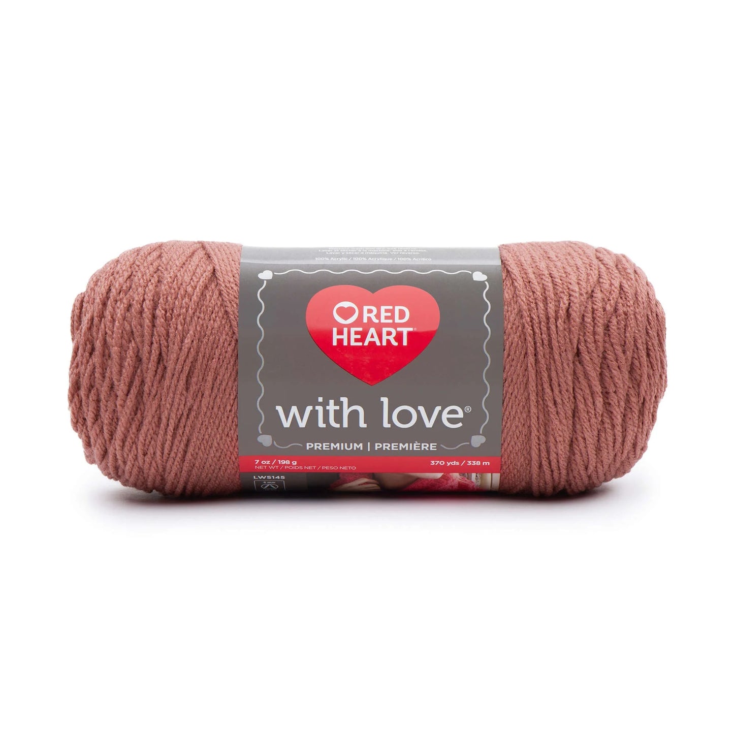 Red Heart With Love Yarn Skein - Terracotta 7 oz