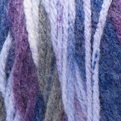 Red Heart With Love Stripes Yarn Skein - Baroque Stripe