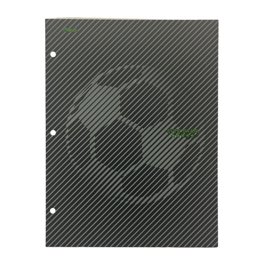 Black rectangular object with green text on a white background
