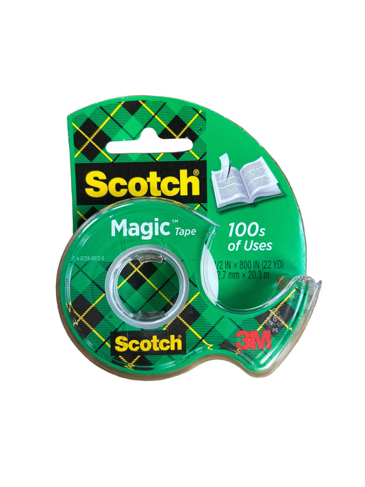 Scotch Magic Tape 1/2” x 800”