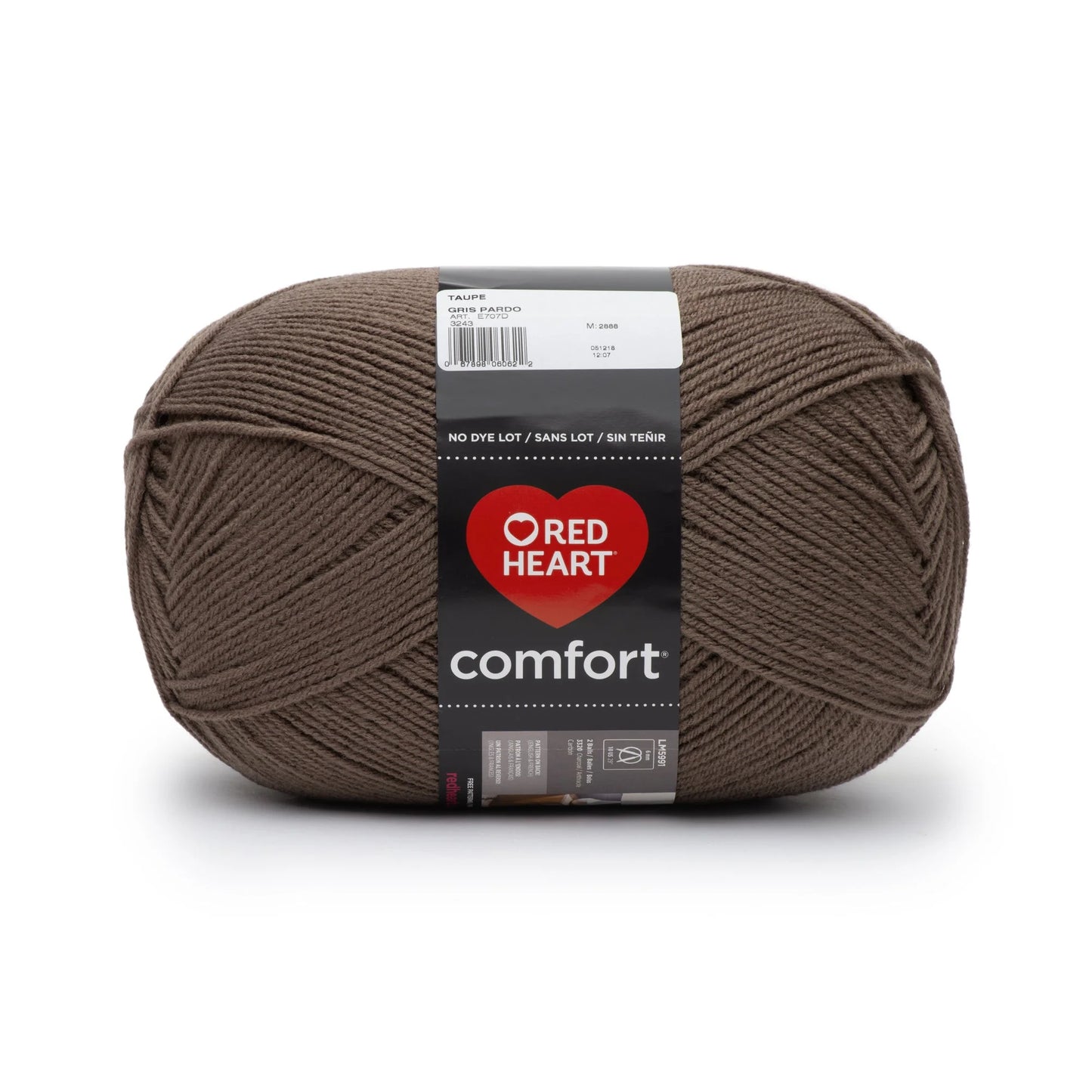 Red Heart Comfort Yarn Skein - Taupe 16oz