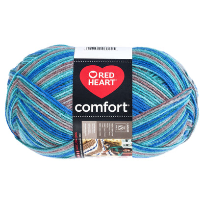 Red Heart Comfort Yarn - Coast Print
