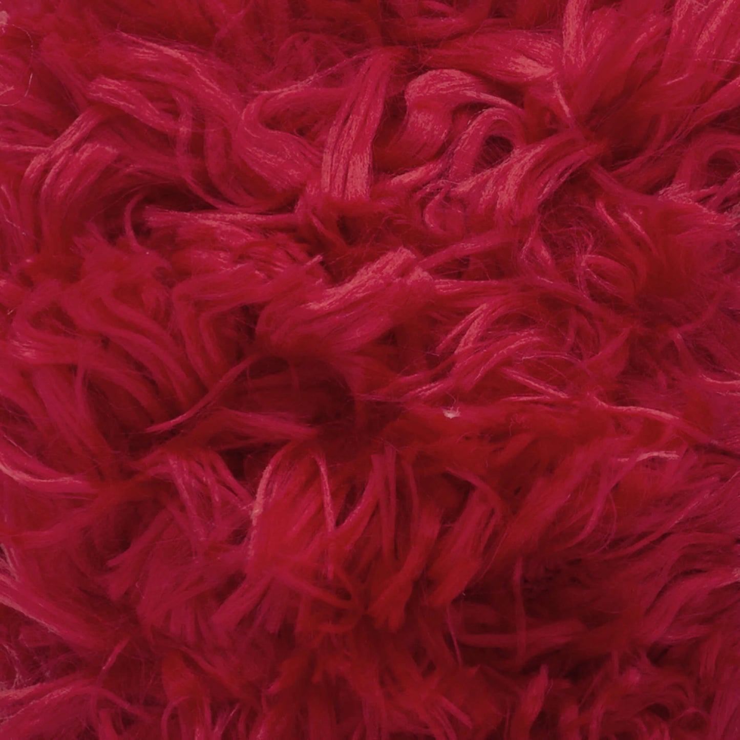 Red Heart Fur Yarn Skein - Cherry Red