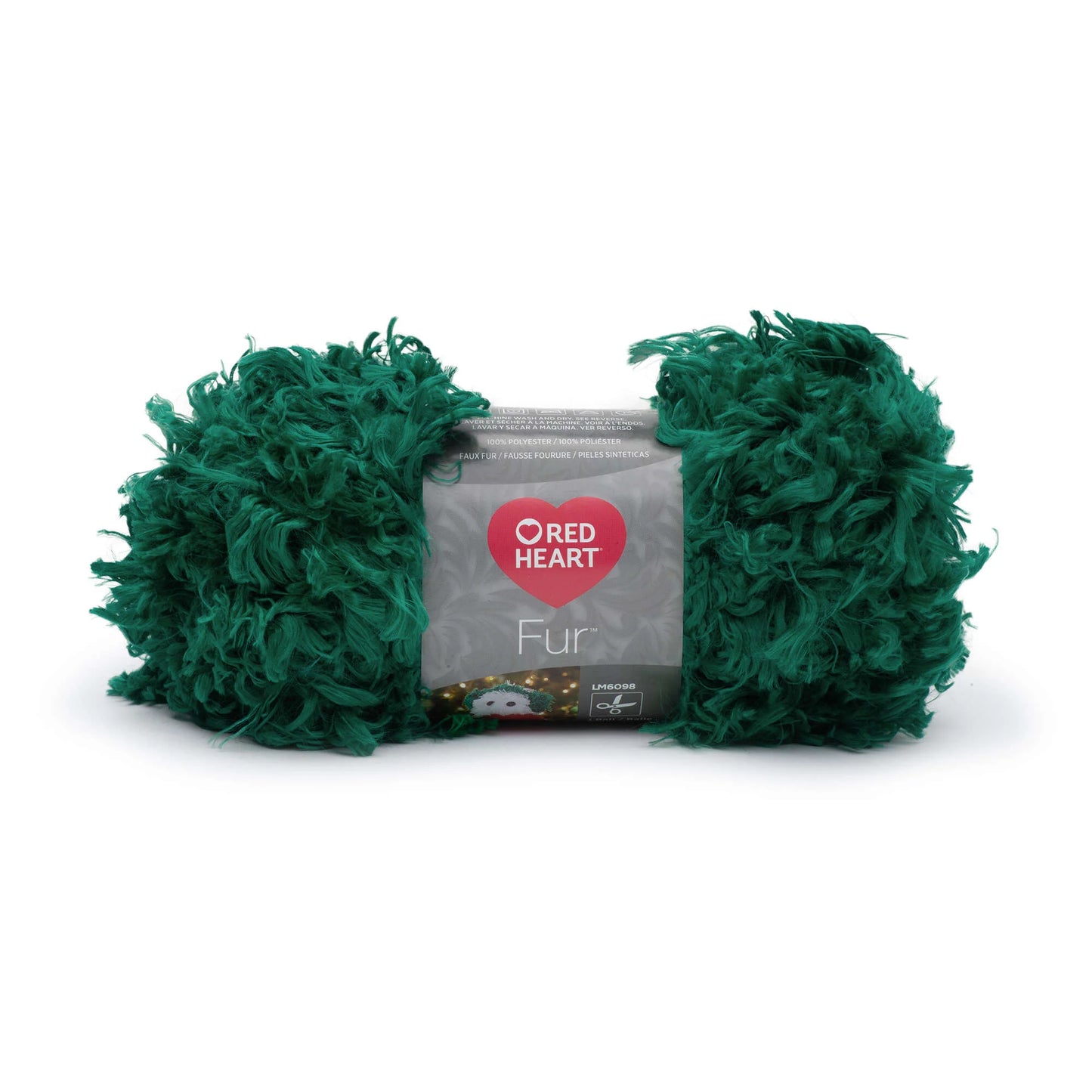 Red Heart Fur Yarn Skein - Pine