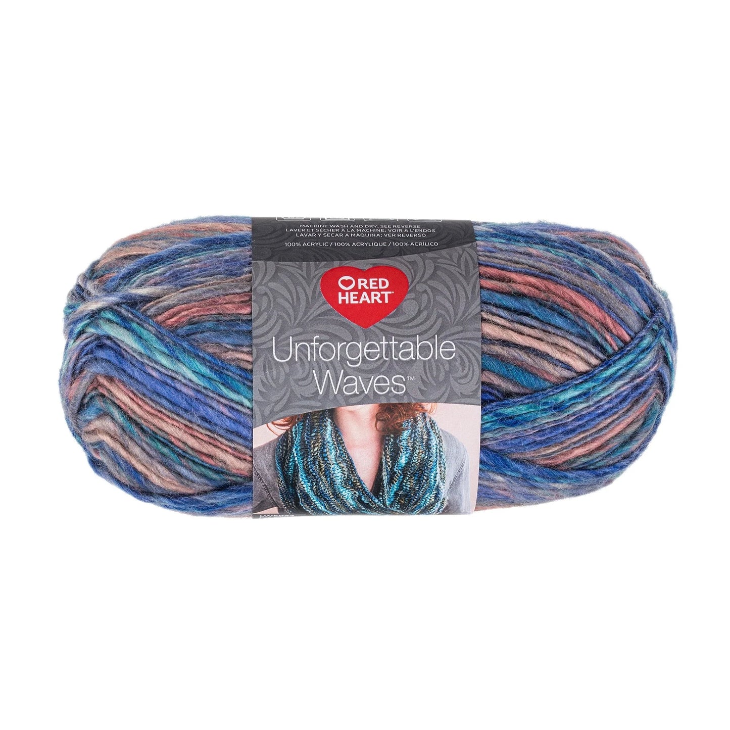 Red Heart Unforgettable Waves Yarn - Prairie