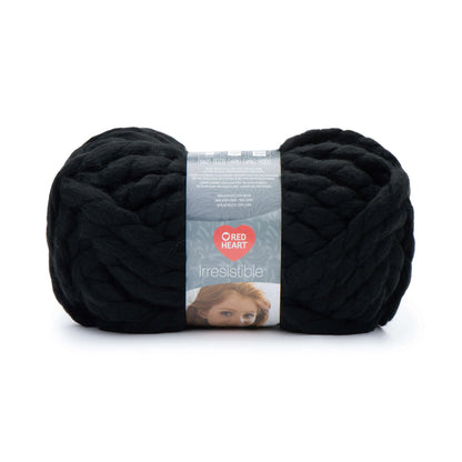 Red Heart Irresistible Jumbo Yarn Black 10oz