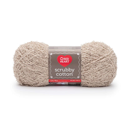 Red Heart Scrubby Cotton Yarn - Tan