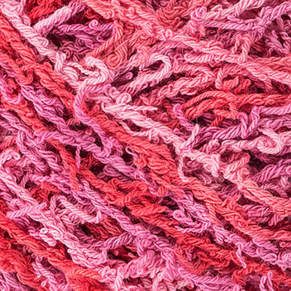 Red Heart Scrubby Cotton Yarn - Blushing Print