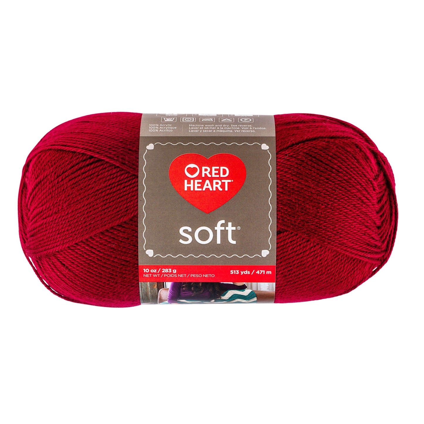 Red Heart Soft Yarn - Wine